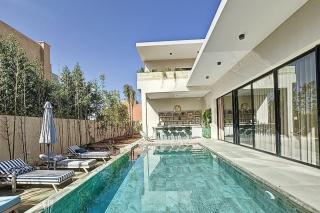 Villa Blanca au golf de Noria, piscine chauffée - Marrakech - 9