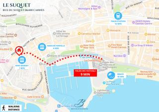 Place du Suquet - Terrasse - 3 Chambres - Parking - Cannes - 5