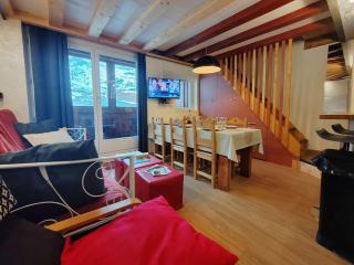 Duplex cosy 6 pers, 39m², 3 chambres, balcon, accès direct aux pistes, centre Val Thorens - FR-1-545-46 - 9