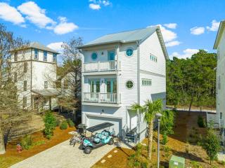 Lux Beach Glam Home! Walk Golf Cart 2 Beach & Pool! - Inlet Beach - 0