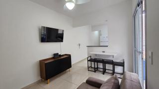 044 Aviação Beira Mar - 1 quarto - 10 metros da praia - WI FI 300mbps - Estacionamento Gratuito - Praia Grande - 0