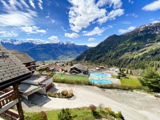 Ovronnaz vue imprenable, terrasse & accès bains - Ovronnaz - 8