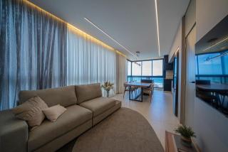 Residencial East Wind 201 - Excelente apartamento 3 Suítes, frente para o mar, piscina, sauna e espaço de lazer com vista para a praia de Mariscal - (Consultar serviços de roupa de cama e banho) - Bombinhas - 9