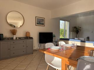 Villa des pontons Maison 5 chambres avec grand jardin clos et belle terrasse séjour spacieux lumineux à 2 kms de la plage d'Arromanches près de Bayeux, Omaha beach - table de ping pong - garage - Tracy-sur-Mer - 3