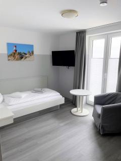 Einzelzimmer-14-OG-Meerblick - Borkum - 7