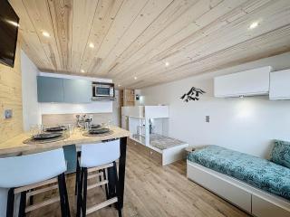 Studio cosy 4 pers, balcon sud, pied des pistes et commerces, Les Menuires - La Croisette - FR-1-178-360 - Les Menuires - 9