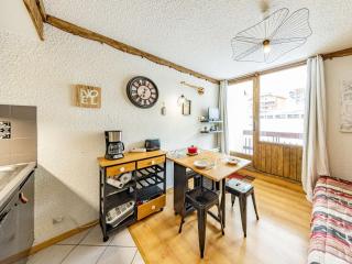 Studio moderne 20m² 4 pers proche pistes & commerces - FR-1-807-45 - Saint-François-Longchamp - 0