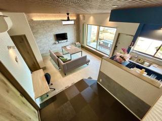 Orange open-air bath of East Villa-winter only- - Onomichi - 6
