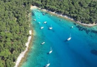Ferienwohnung in Mali Losinj mit Meerblick, Balkon, Klimaanlage, W-LAN 3622-1 - 1