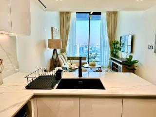 Modern 1br In Jvc Pool, Balcony & Free Parking - 7