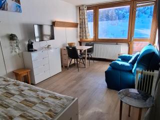 Studio lumineux pour 4 pers. au pied des pistes, balcon sud, animaux admis - FR-1-181-2841 - 0