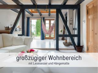 Ferienhaus Lebuserland für bis zu 4 Personen mit 1300 qm Garten und Privatsauna, grandiosen Blick über die Oder, sonntags late check out bis 18 Uhr inklusive - 8