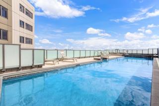 Luxurious Apartment 1BR Free Carpark Gym Pool & HotTub - Auckland - 5