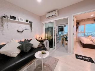 1BR Walk 1min to BTS 3min Mall Tapra WiFi 500MB - Bangkok - 0