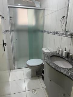 Apto com Piscina, Churrasqueira, Ar condicionado - Praia Grande - 5