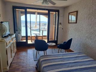 Le Coin Bleu - Studio vue mer et port à 2 pas de la plage aux Marines de Cogolin pour 2 personnes - Cogolin - 7