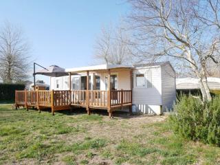 Mobil-home cosy, 3 chambres, proche plage, jardin fermé, BBQ, animaux admis - FR-1-479-183 - 1