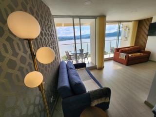 Increíble apartamento con vista panorámica al lago Sochagota - Paipa - 0