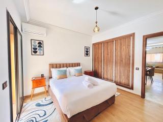 New Apartment in Guéliz, Pool, Balcony & Parking - 8