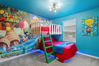 Chic 6 Bedroom Solara Home Pool and Themed Rooms - Davenport - 8
