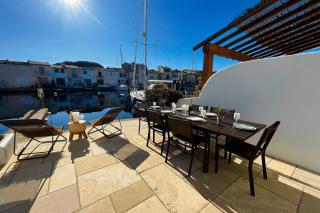 Renovated fisherman house next to the beach - AC WIFI mooring - Grimaud - 0
