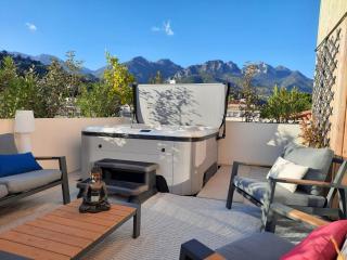 Le Penthouse de 220m2 - Jacuzzi - 3 Parkings - Climatisation - Terrasse - Menton - 7
