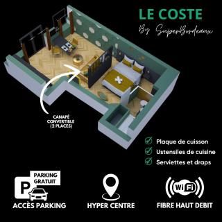 FREE PARKING - Self Checkin - WIFI - NETFLIX - CITY CENTER - LE COSTE by SUPERBORDEAUX - Bordeaux - 7