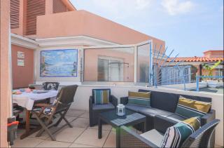 2P - terrasse - parking - plage - Mentone - 7