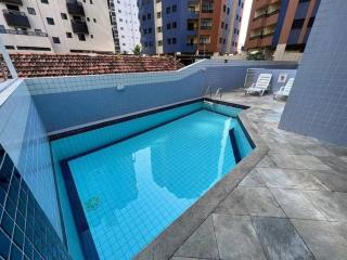 Apto vista mar, 8 pessoas, varanda gourmet, pé na areia! - Praia Grande - 6