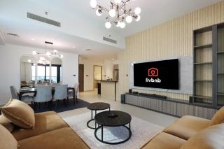 Livbnb - Luxurious 3BR with 1 with Burj Khalifa View - Dubai - 9