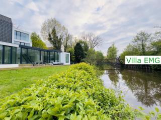 Einzigartige Luxus Design Villa EMG Warendorf nah Münster mit Garten direkt an der Ems, bis max 10 Personen - 7