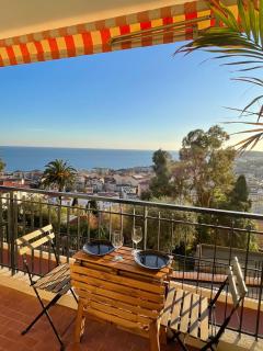 2 pièces, vue mer panoramique - Menton - 0