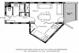 Résidence Chaviere - Studio lumineux · Ski aux pieds · Balcon MAE-2224 - Les Menuires - 1