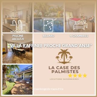 La Case des Palmistes 4 Etoiles, piscine jacuzzi, billard, et vue océan - Petite Île - 0