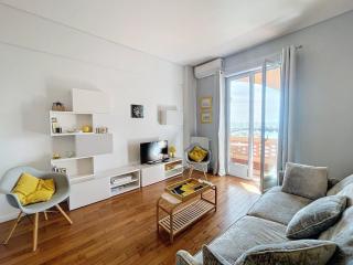 Grand Palais - 2 couchages - Studio - Vue Mer - Vallauris - 7