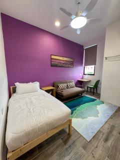 Lavender Theme Walk Up Apartment Matang - Kuching - 0
