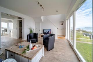 Maisonette Fewo Kapteins Lounge by Seeblick Ferien ORO, Rundum Wasser, 6Pers, Sauna, Kamin - Olpenitz - 4