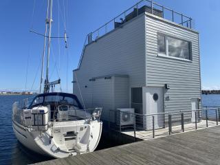 Schwimmendes Ferienhaus Antares One by Seeblick Ferien ORO, rundum Wasser, Sauna - Olpenitz - 6