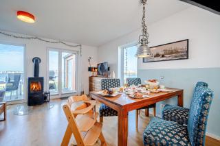 Ferienhaus Am MEER by Seeblick Ferien ORO, direkte Wasserlage,Sauna,Kamin - Olpenitz - 9