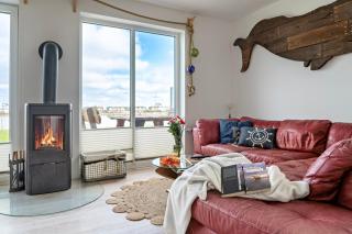 Ferienhaus Boje by Seeblick Ferien ORO, erste Wasserreihe, Kamin, 7Pers - Olpenitz - 7