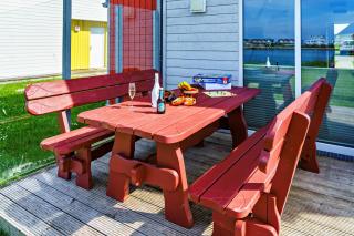 Ferienhaus Boje by Seeblick Ferien ORO, erste Wasserreihe, Kamin, 7Pers - 7