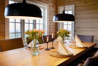 Spacious log cabin panoramic view and hot tub - Lii - 8