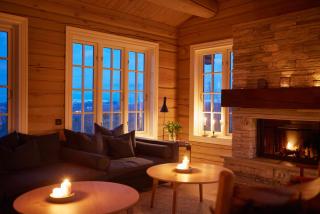 Spacious log cabin panoramic view and hot tub - Lii - 3