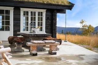 Spacious log cabin panoramic view and hot tub - Lii - 9