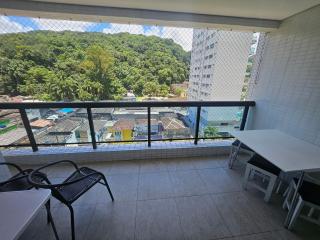 APTO CHURRASQUEIRA, Capitania Varam, Pitangueiras, piscina, 100 m da praia, 2 dormitórios, 2 vagas de garagem - Guarujá - 7