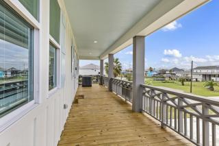Direct Beach Access Huge Deck Overlooking Canal - Bolivar Peninsula - 7