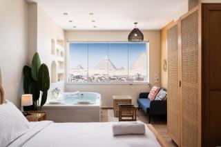 Jacuzzi Studio The Pyramids Free Airport Pickup Apt6 - Il Cairo - 9