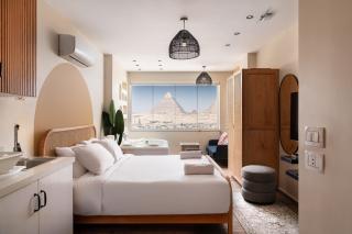 Jacuzzi Studio The Pyramids Free Airport Pickup Apt6 - Il Cairo - 8
