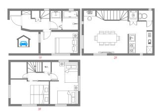 New 3-Story Japanese Villa, 5-Min Walk to Edogawa Sttion 7 Guests 76sqm Near Airport Kiyoka 清禾 - Tokyo - 9