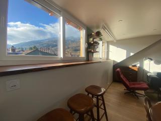 Grand T1 familial, vidéoprojecteur et superbe vue ! - Allevard - 6